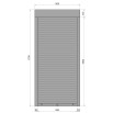 Защитные алюминиевые ролеты Comfort Line 800-1700 мм P55