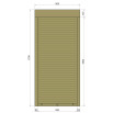 Защитные алюминиевые ролеты Comfort Line 800-1700 мм P55