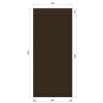 Защитные алюминиевые ролеты Comfort Line 800-1800 мм P55