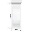 Защитные алюминиевые ролеты Comfort Line 800-2000 мм P55