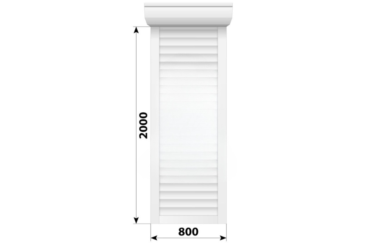 Защитные алюминиевые ролеты Comfort Line 800-2000 мм P55