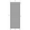 Защитные алюминиевые ролеты Comfort Line 800-2100 мм P55