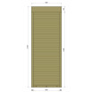 Защитные алюминиевые ролеты Comfort Line 800-2100 мм P55