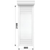 Защитные алюминиевые ролеты Comfort Line 800-2100 мм P55