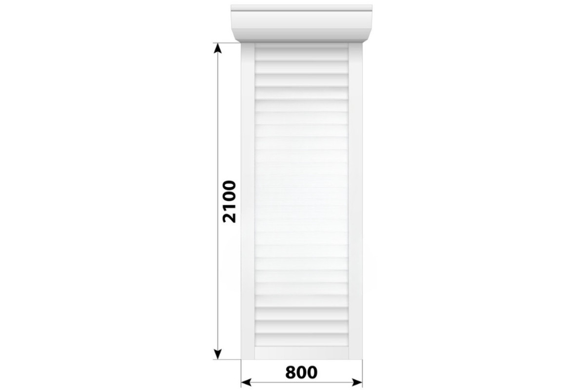 Защитные алюминиевые ролеты Comfort Line 800-2100 мм P55