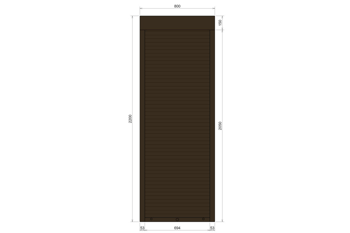 Защитные алюминиевые ролеты Comfort Line 800-2200 мм P55