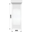 Защитные алюминиевые ролеты Comfort Line 800-2200 мм P55