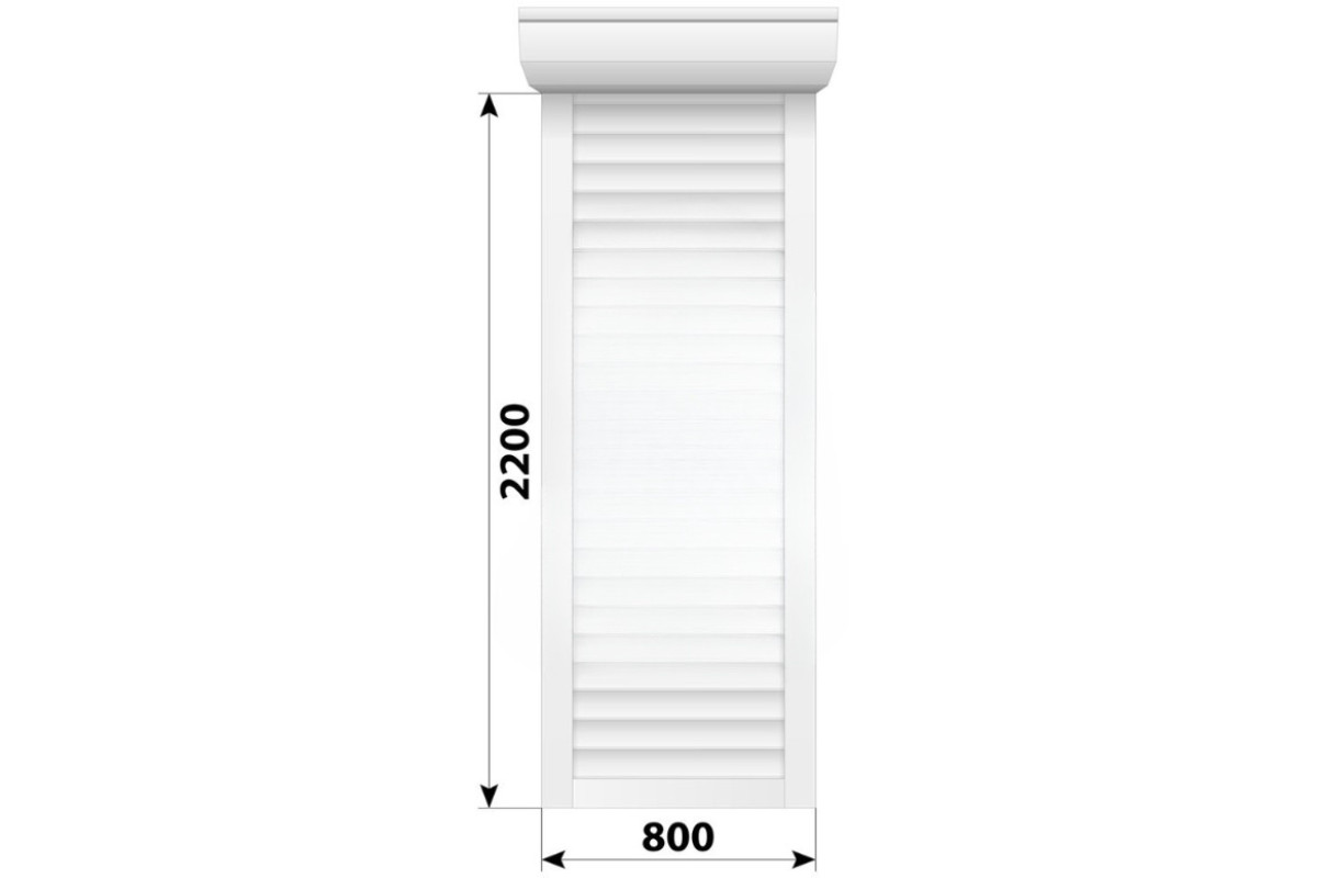 Защитные алюминиевые ролеты Comfort Line 800-2200 мм P55
