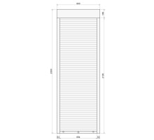 Защитные алюминиевые ролеты Comfort Line 800-2300 мм P55