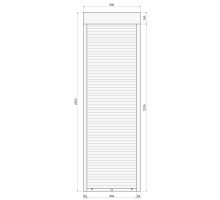 Защитные алюминиевые ролеты Comfort Line 800-2500 мм P55
