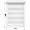 Защитные алюминиевые ролеты Comfort Line 900-1200 мм P55