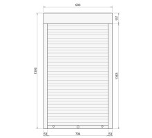 Защитные алюминиевые ролеты Comfort Line 900-1500 мм P55