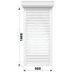Защитные алюминиевые ролеты Comfort Line 900-1800 мм P55