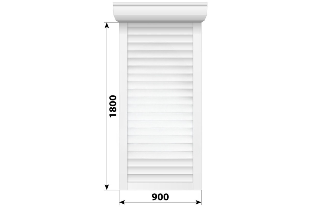 Защитные алюминиевые ролеты Comfort Line 900-1800 мм P55