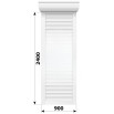 Защитные алюминиевые ролеты Comfort Line 900-2400 мм P55