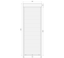 Защитные алюминиевые ролеты Comfort Line 900-2500 мм P55