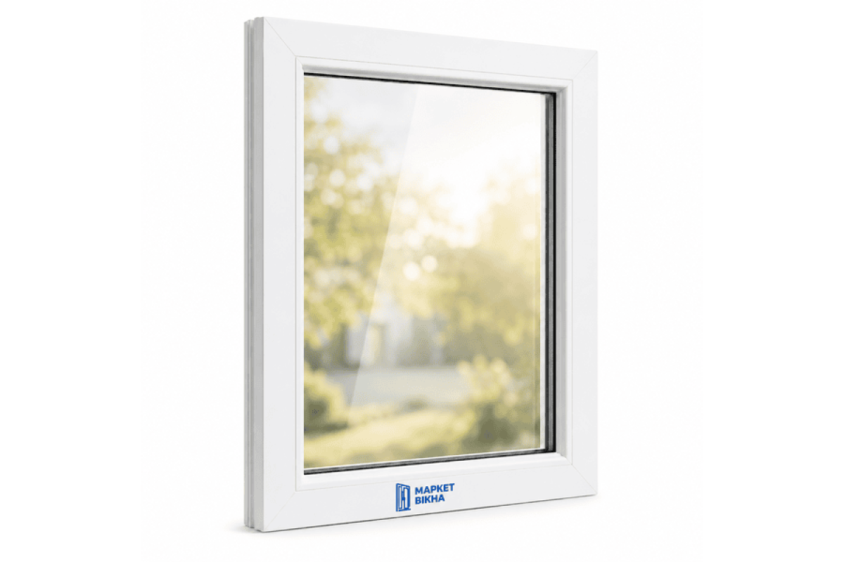 Металопластикове вікно VEKA Softline 76 глухе 900 × 1000 мм