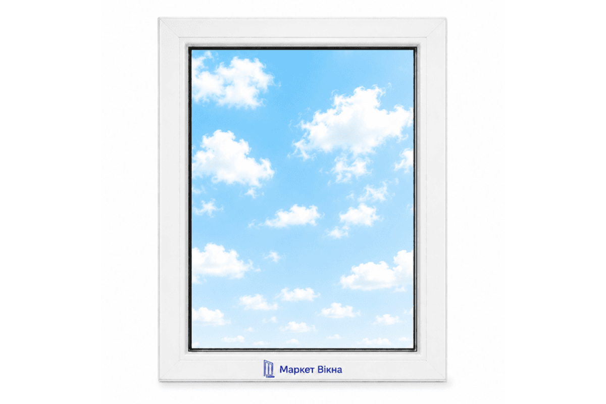 Металлопластиковое окно VEKA Softline 76 глухое 800 × 900 мм