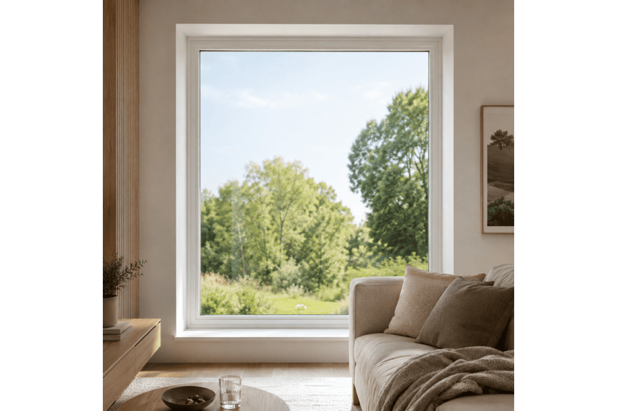 Металопластикове вікно VEKA Softline 76 глухе 900 × 900 мм