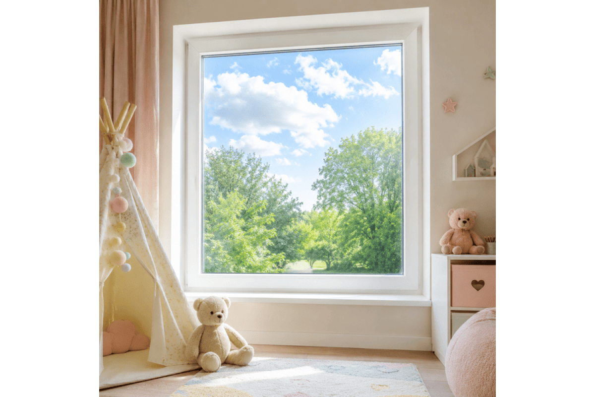 Металопластикове вікно VEKA Softline 76 глухе 1300 × 1100 мм