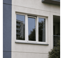 Металопластикове вікно REHAU EURO 70 трьохстулкове з поворотно-відкидною стулкою 1900 x 1300 мм