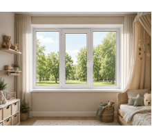 Металопластикове вікно REHAU EURO 70 трьохстулкове з поворотно-відкидною стулкою 1900 x 1000 мм