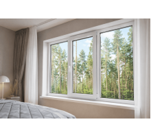 Металопластикове вікно REHAU EURO 70 трьохстулкове з поворотно-відкидною стулкою 1900 x 1100 мм