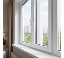 Металопластикове вікно REHAU EURO 60 трьохстулкове з поворотно-відкидною стулкою 2000 x 1000 мм