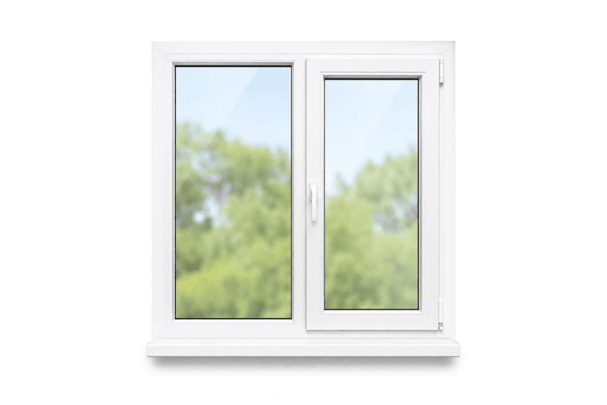 Металопластикове вікно VEKA Softline 76 з поворотно-відкидною стулкою 1200 × 1100 мм