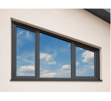 Металлопластиковые окна трапецевидные VEKA 1400-1800 мм ламинированные