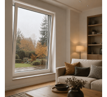 Металлопластиковое окно  VEKA Softline 82 поворотно-откидное 1100 x 1100 мм