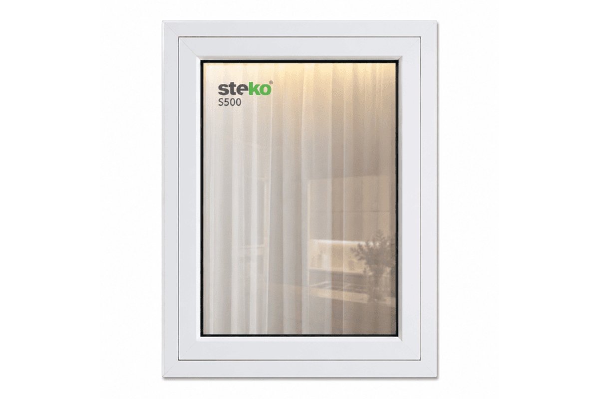 Металлопластиковое окно Steko S500 глухое 1100 x 1200 мм