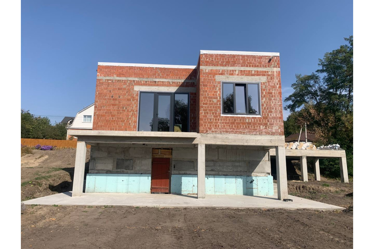 Металопластикове вікно антрацит ламіноване REHAU EURO 60 одностулкове глухе 800 × 1200 мм