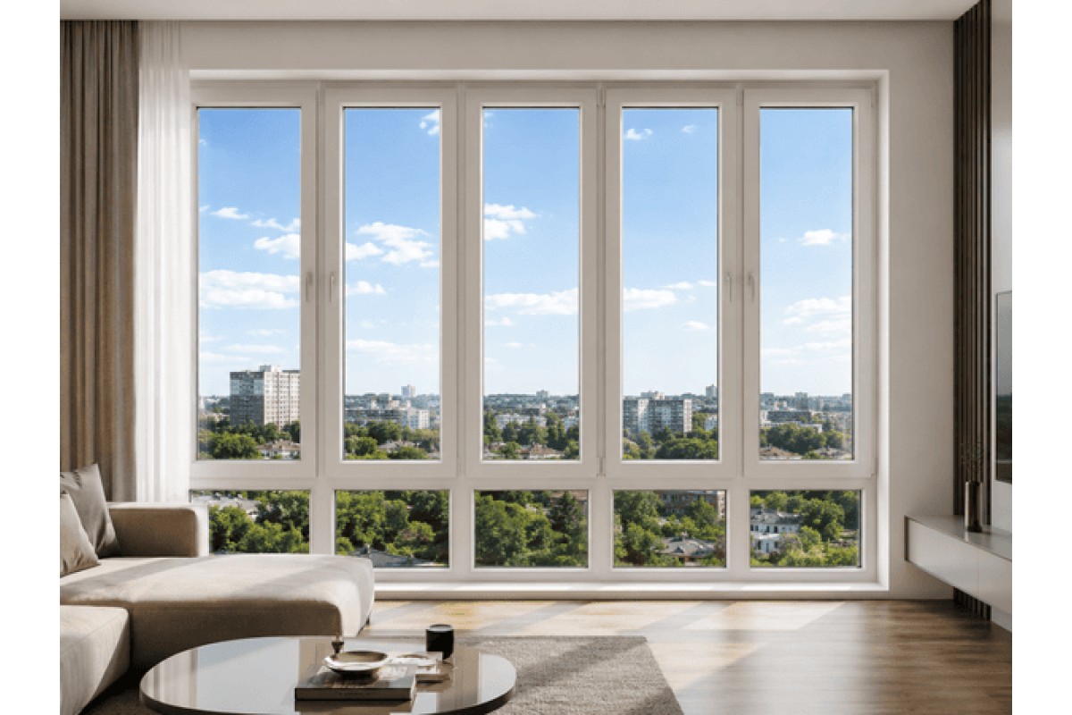 Панорамні металопластикові вікна REHAU EURO 70 3600 x 2200 мм
