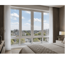 Панорамные металлопластиковые окна REHAU EURO 70 3600 x 2300 мм