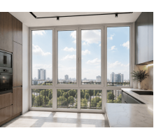 Панорамные металлопластиковые окна REHAU EURO 70 3400 x 2300 мм