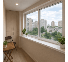 Розсувне металопластикове вікно WDS SL 60 1900 x 1000 мм 