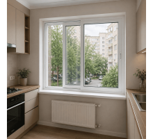 Розсувне металопластикове вікно WDS SL 60 1300 x 1300 мм 