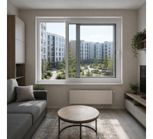 Розсувне металопластикове вікно WDS SL 60 1600 x 1200 мм 