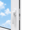 Раздвижное металлопластиковое окно WDS SL 76 1400 x 1200 мм двусторонняя ламинация антрацит