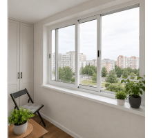  Розсувне металопластикове вікно WDS SL 76 1600 x 1200 мм 