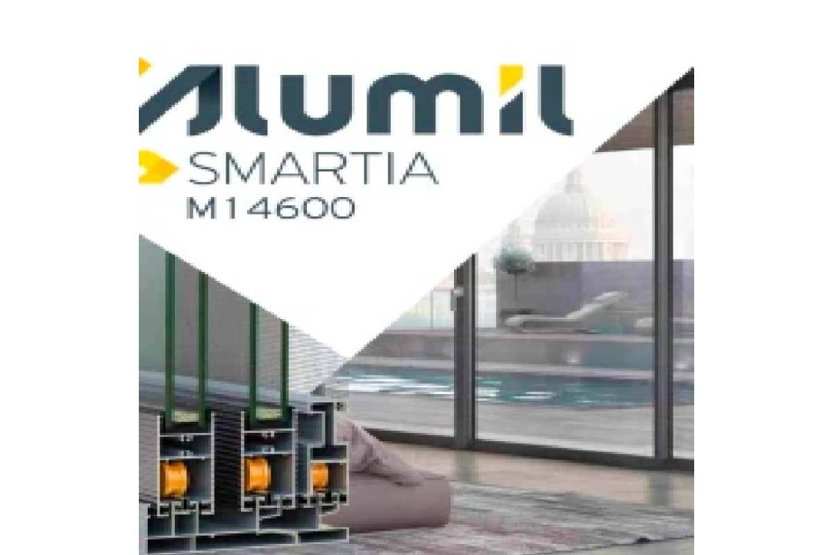 Розсувні балконні алюмінієві двері (холодні) Alumil M14000 1600*2400 мм
