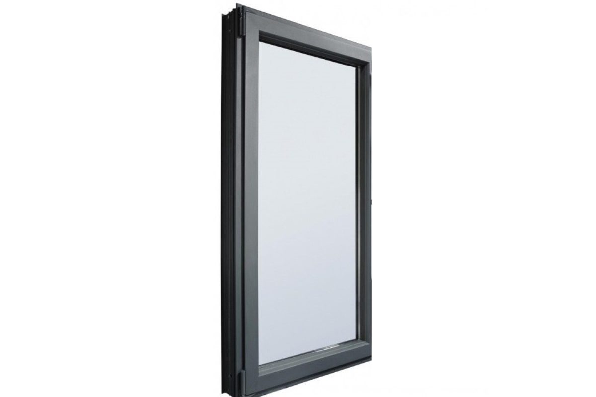 Алюминиевые окна AluLight W76 одностворчатое глухое 800 x 1200 мм