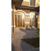 Металлопластиковые двери ламинированные Дуб Золотой VEKA Softline 82 поворотно-откидные 900 x 2100 мм