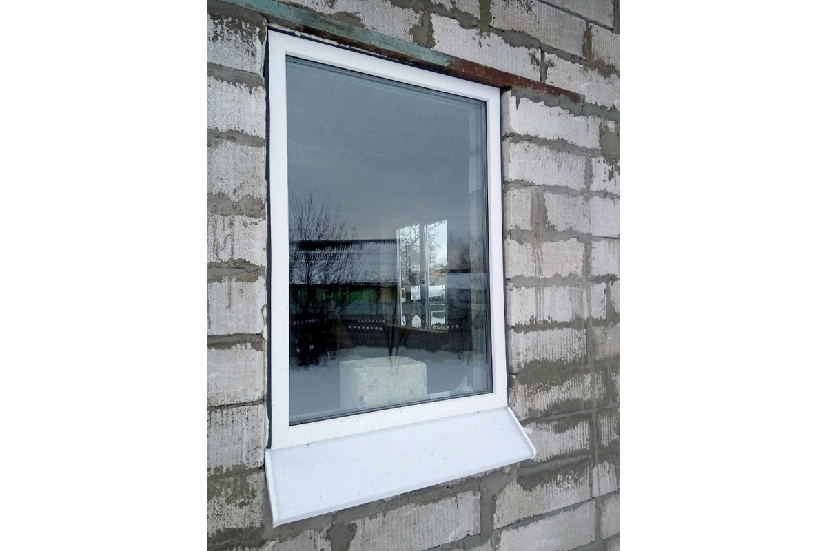 Металлопластиковые окна Aluplast Ideal 7000 одностворчатое глухое 1000 x 1000 мм