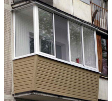 Балкон пластиковый WDS, Г-образный, 3000x2000 мм