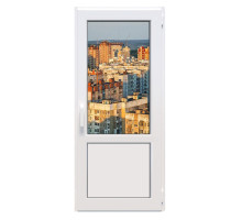 Металлопластиковые двери Kommerling 70ST plus поворотно-откидные 800 x 2100 мм