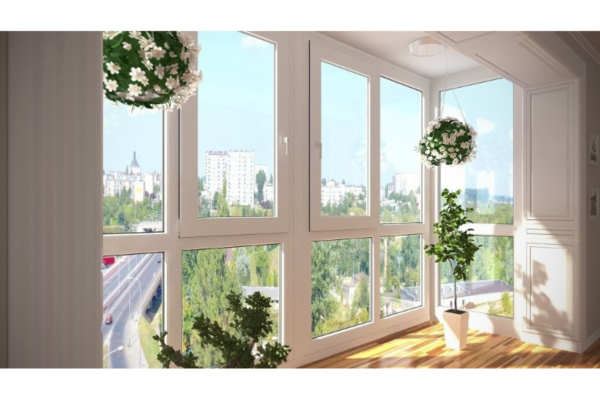 Панорамные металлопластиковые окна WDS 7S 4600x2500 мм