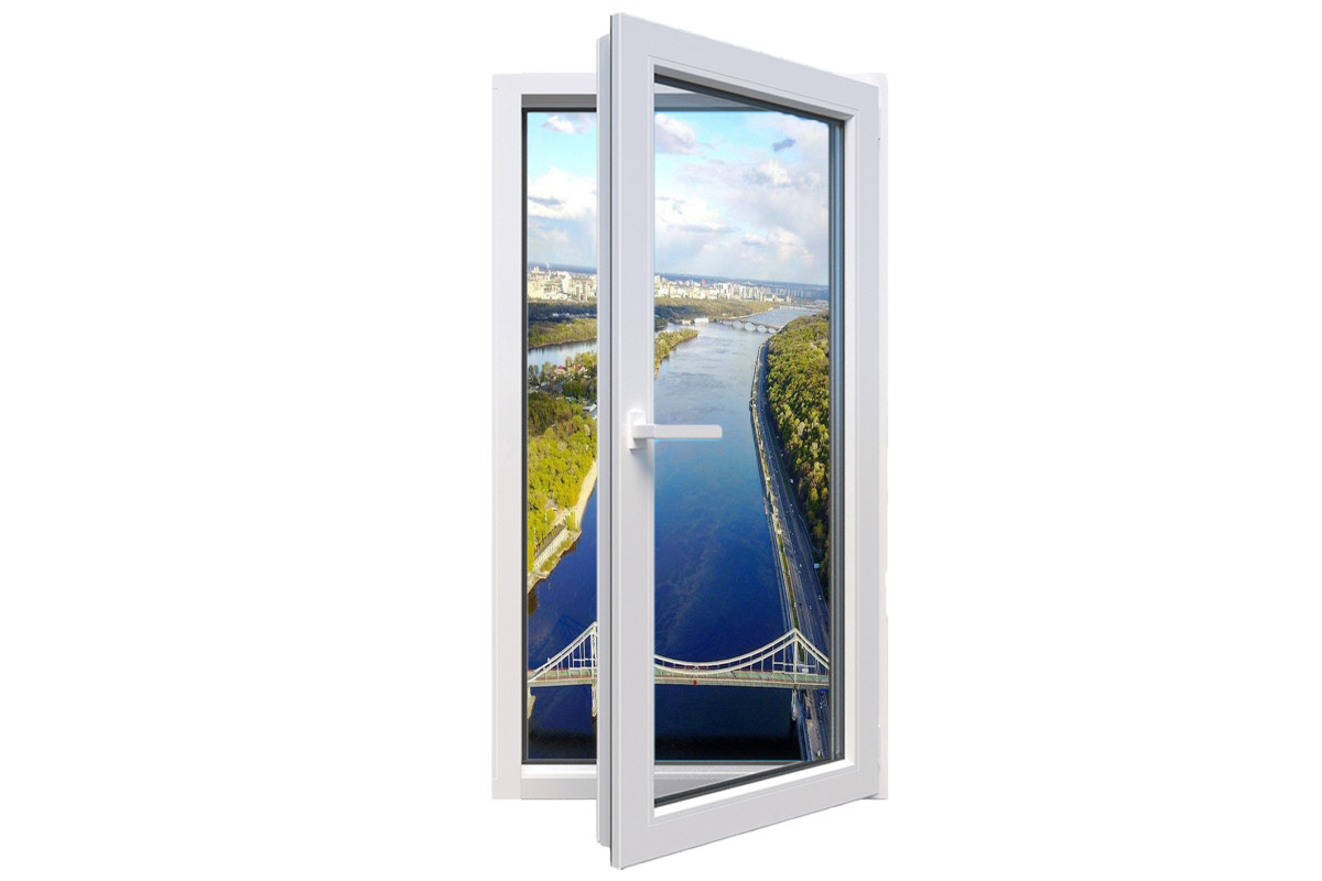 Металлопластиковые окна REHAU EURO 60 поворотно-откидное 700 x 600 мм