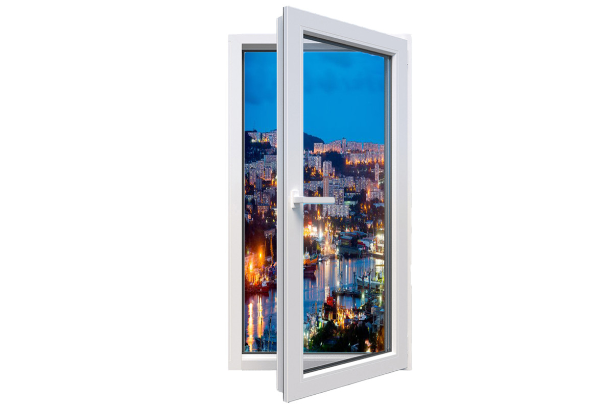Металопластикове вікно VEKA Softline 82 поворотне 1100 x 700 мм